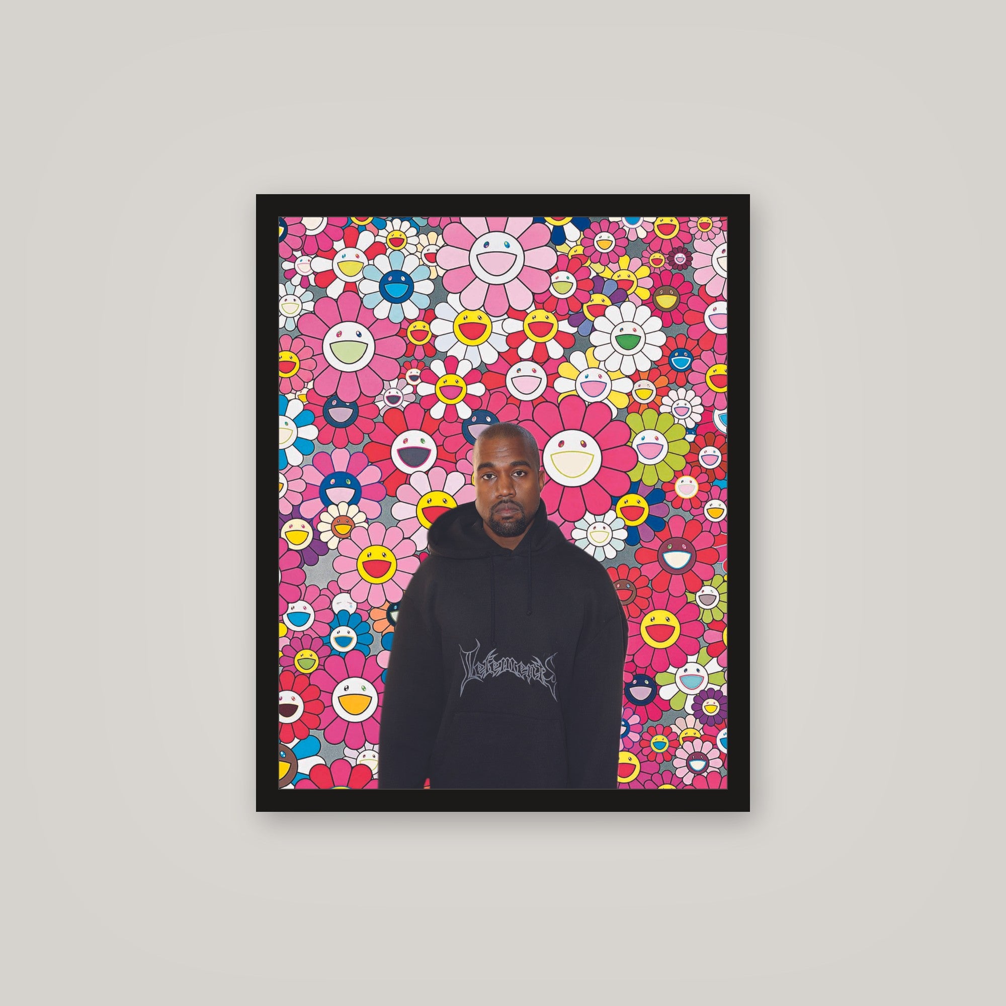 [auto-mockup] FLOWER KANYE POSTER - 16 x 20in.
