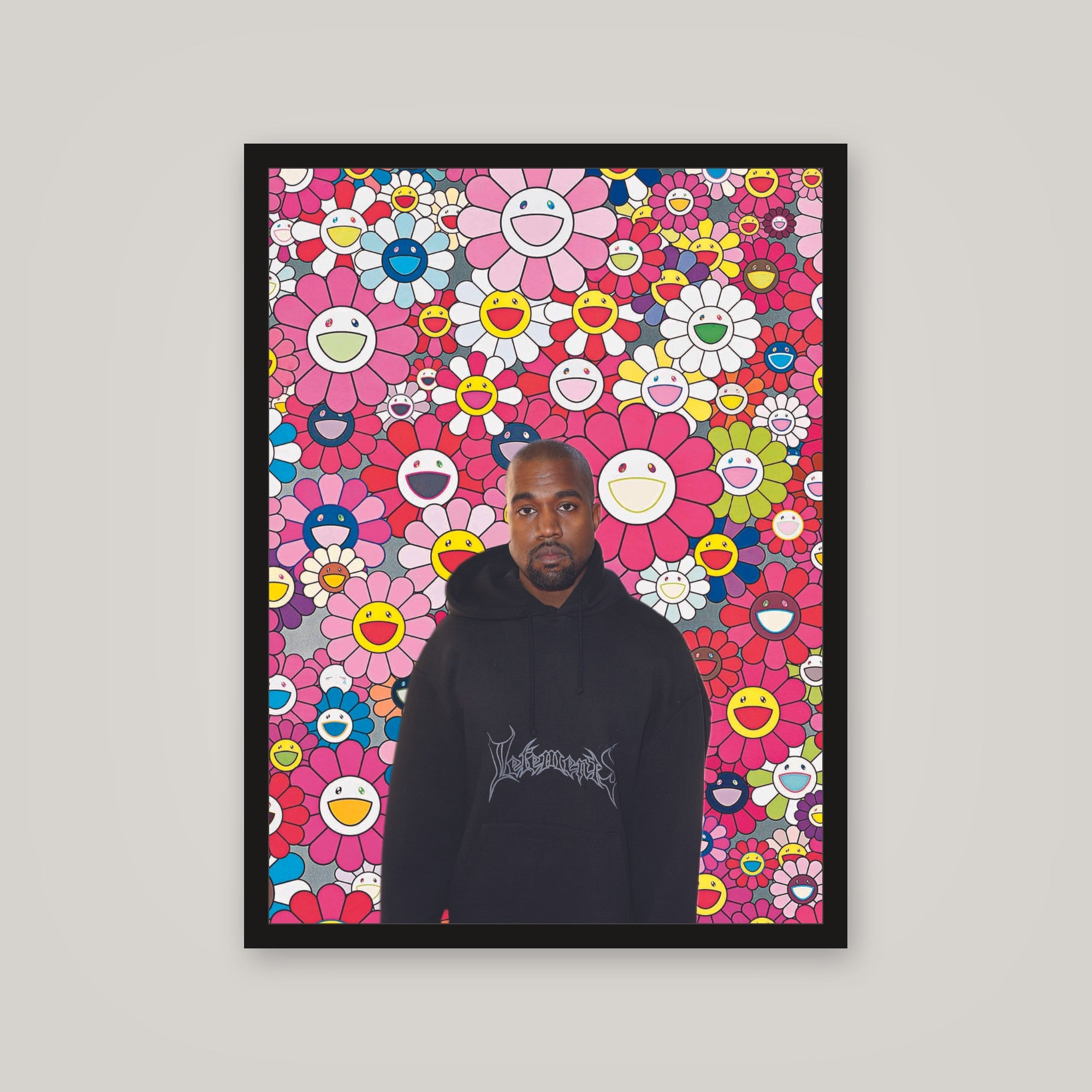 [auto-mockup] FLOWER KANYE POSTER - 18 x 24in.