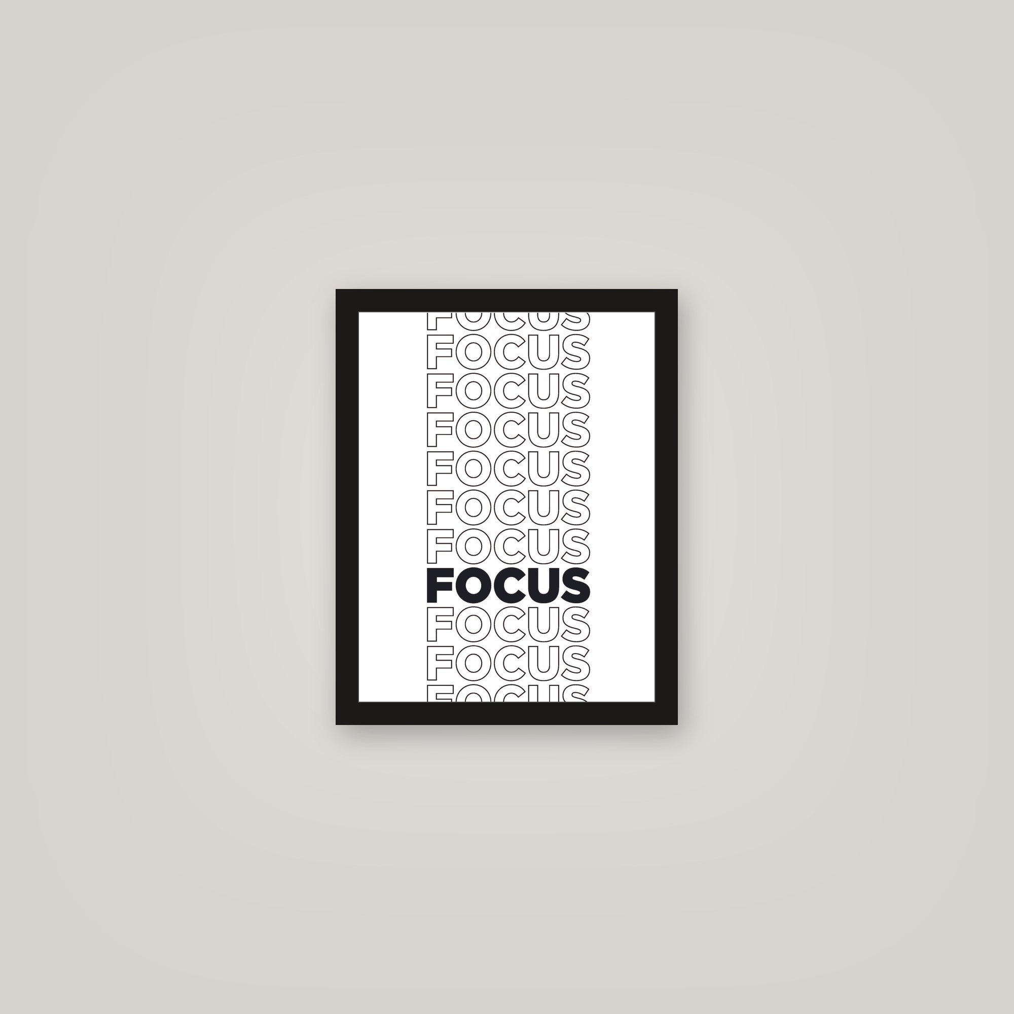[auto-mockup] FOCUS POSTER - 11 x 14in.
