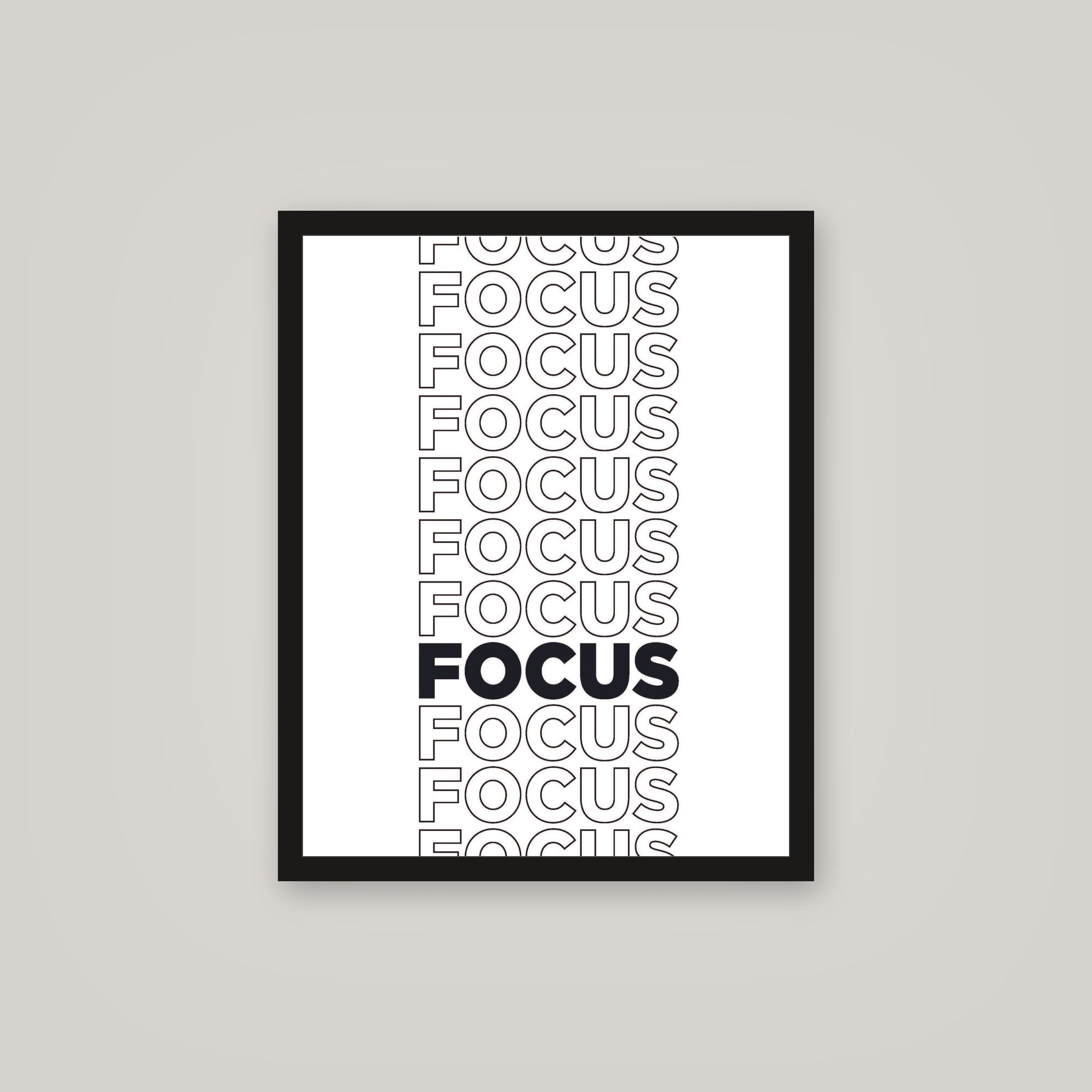 [auto-mockup] FOCUS POSTER - 16 x 20in.