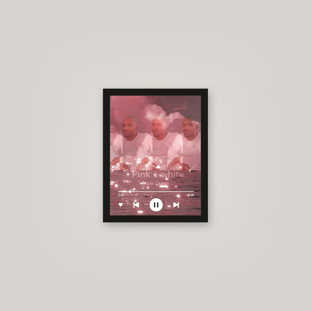 [auto-mockup] FRANK PINK WHITE POSTER - 11 x 14in.