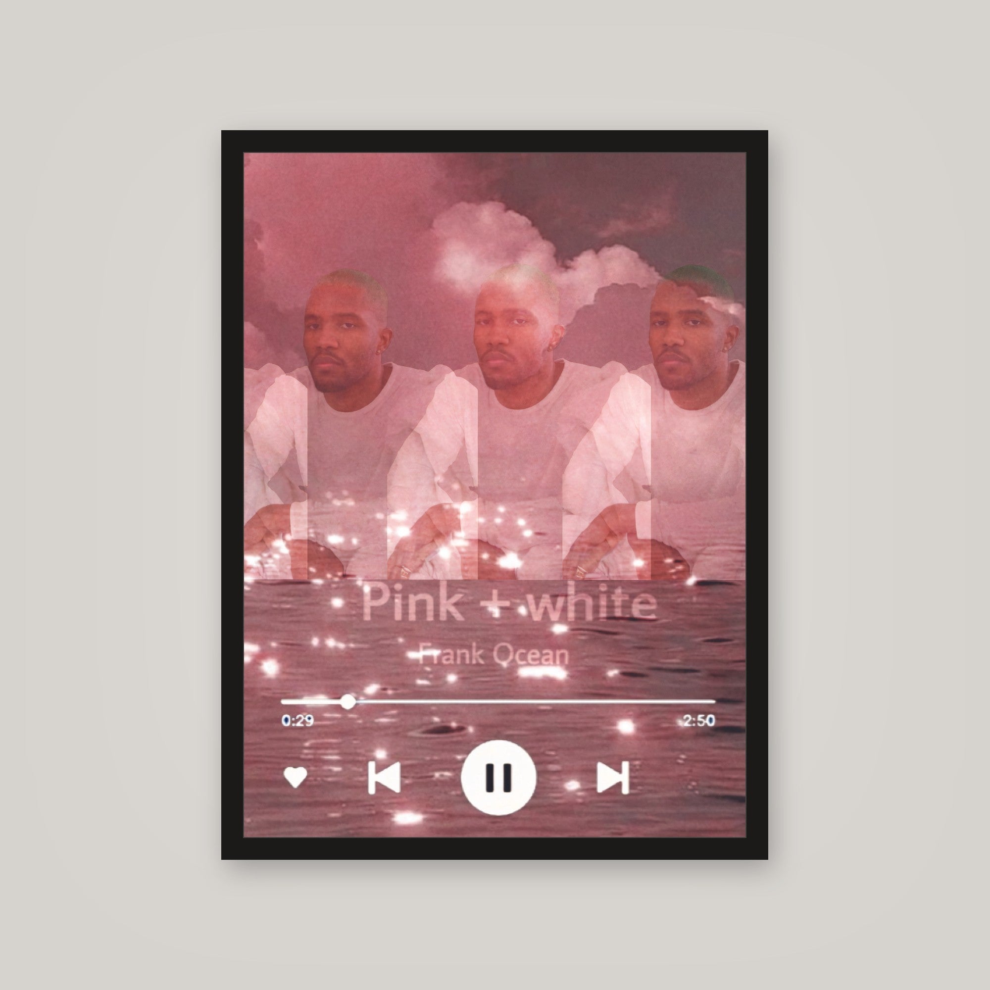 [auto-mockup] FRANK PINK WHITE POSTER - 18 x 24in.