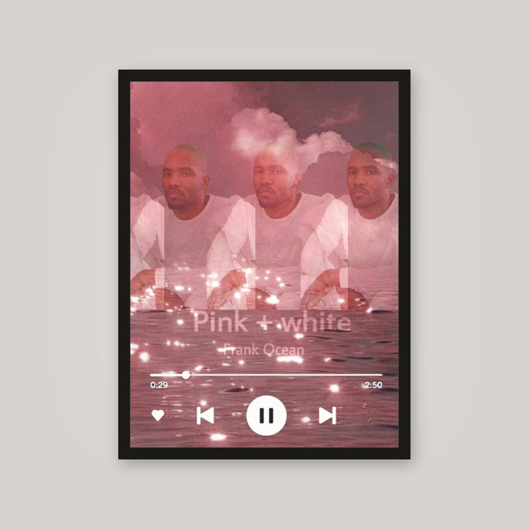 [auto-mockup] FRANK PINK WHITE POSTER - 18 x 24in.