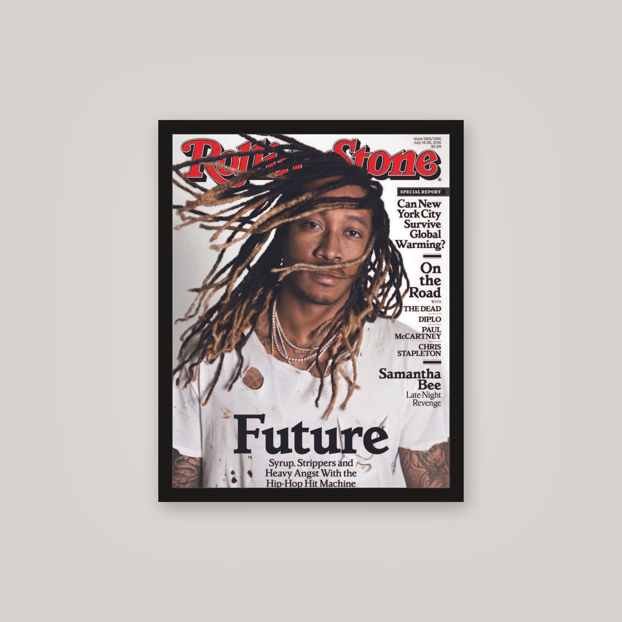 [auto-mockup] FUTURE ROLLING STONE POSTER - 16 x 20in.