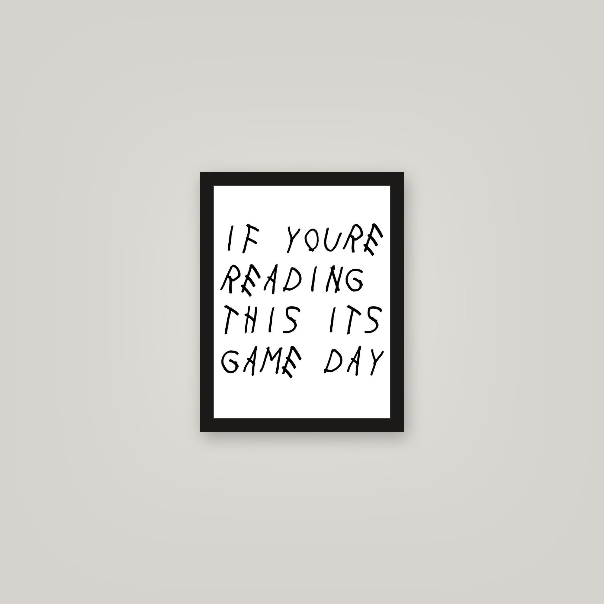 [auto-mockup] GAME DAY POSTER - 11 x 14in.