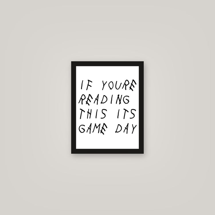 [auto-mockup] GAME DAY POSTER - 11 x 14in.