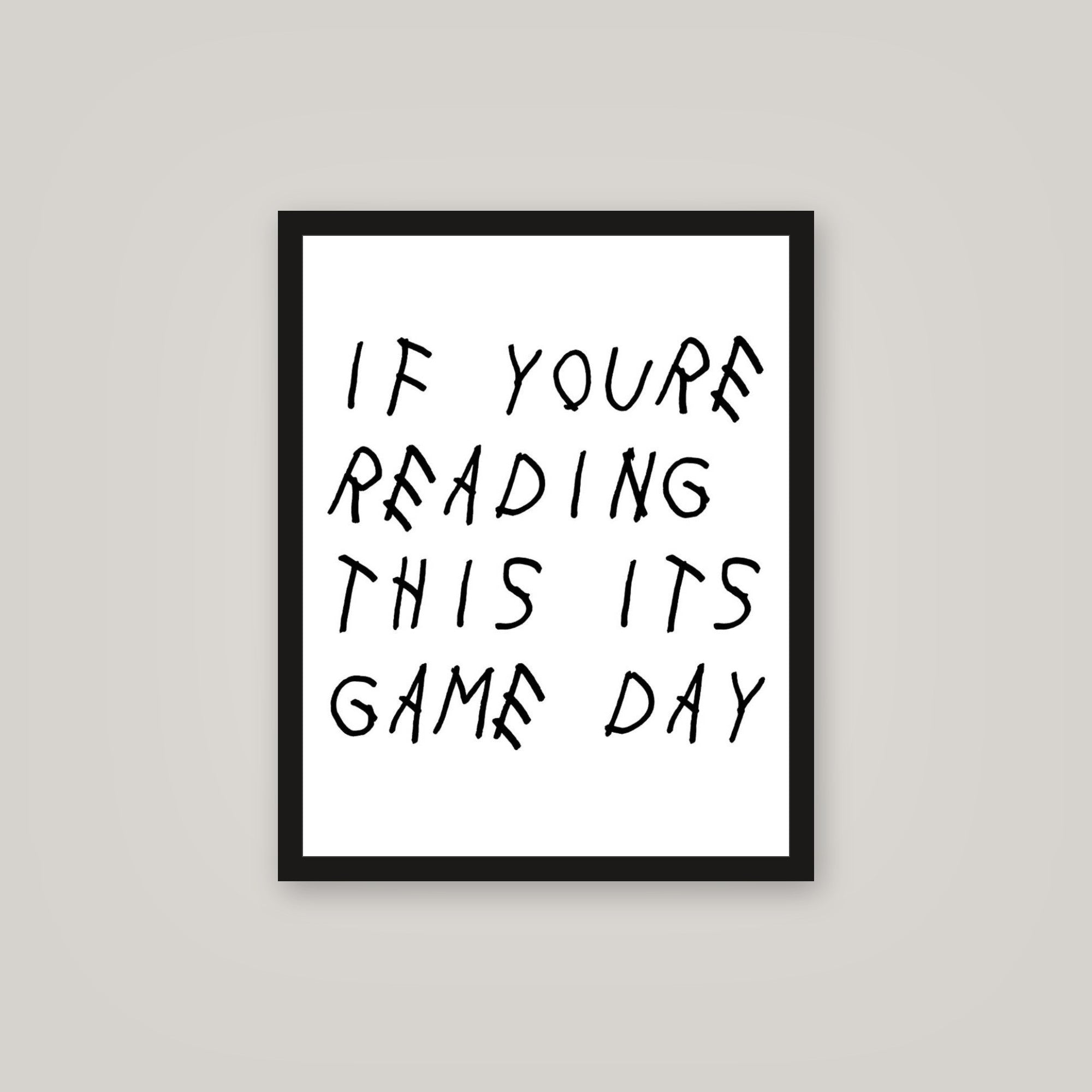 [auto-mockup] GAME DAY POSTER - 16 x 20in.