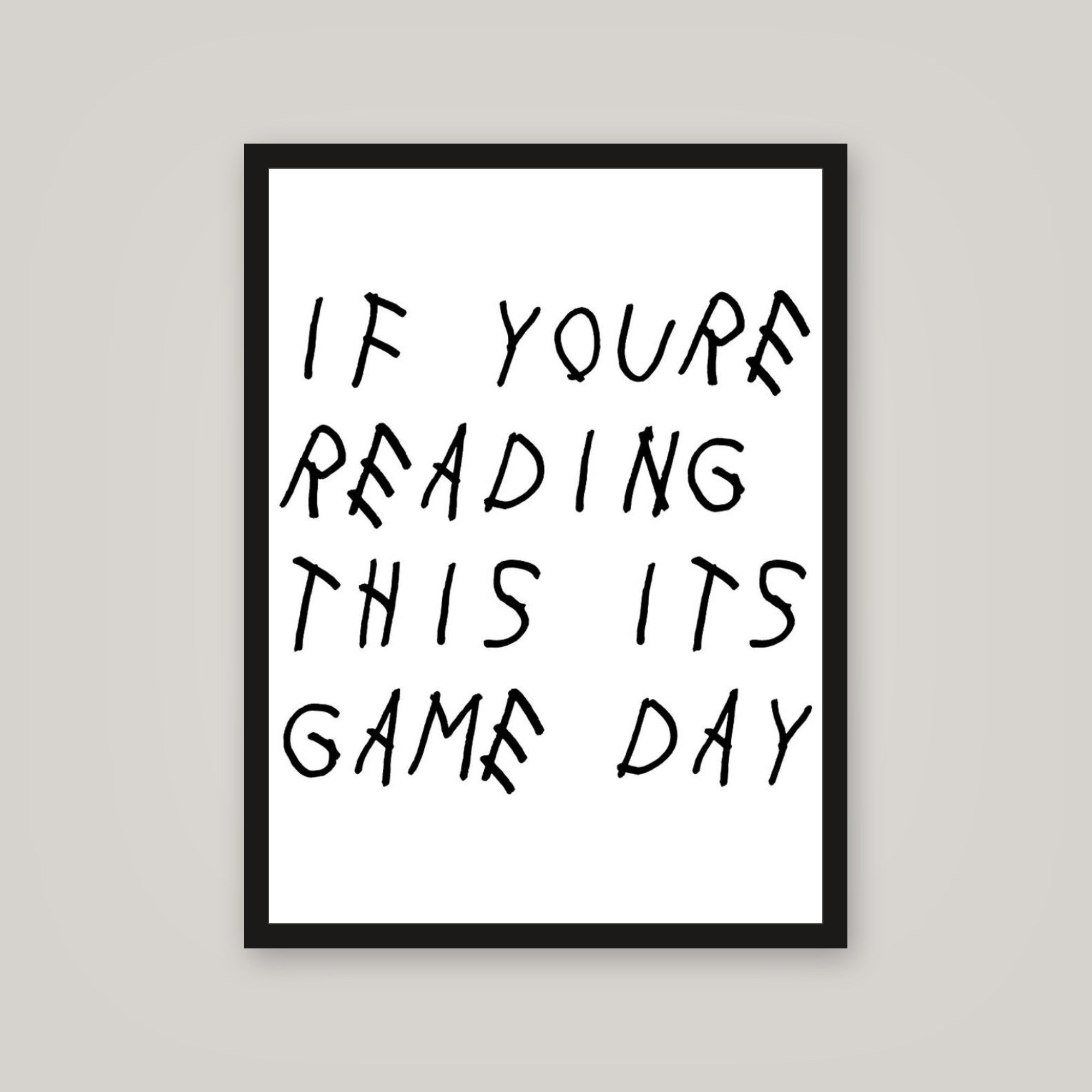 [auto-mockup] GAME DAY POSTER - 18 x 24in.