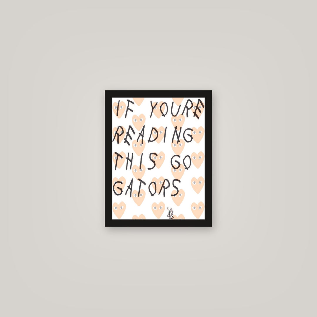 [auto-mockup] GATORS X CDG POSTER - 11 x 14in.