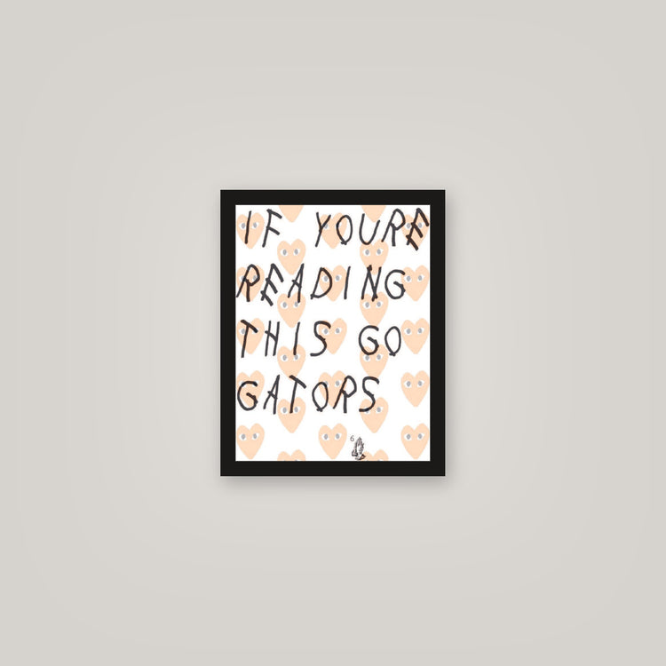 [auto-mockup] GATORS X CDG POSTER - 11 x 14in.