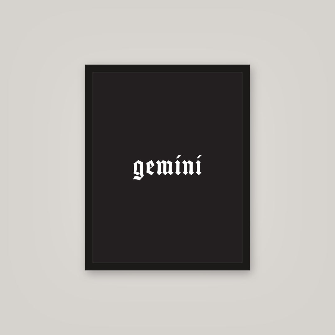 [auto-mockup] GEMINI POSTER IN MULTIPLE COLORS - 16x 20in.