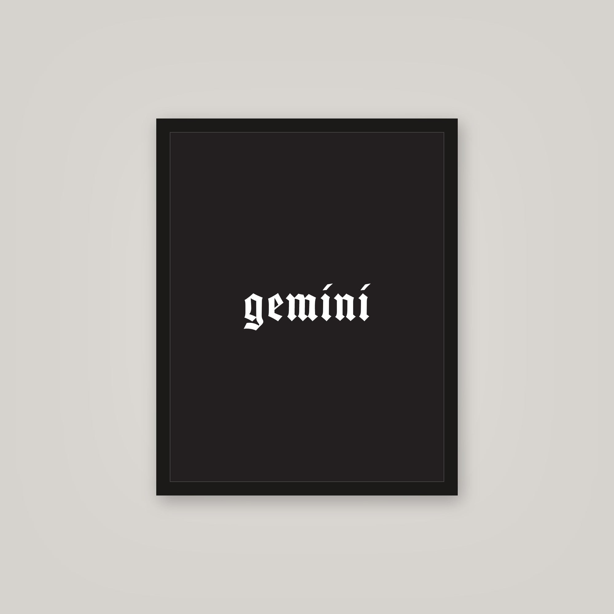 [auto-mockup] GEMINI POSTER IN MULTIPLE COLORS - 16x 20in.