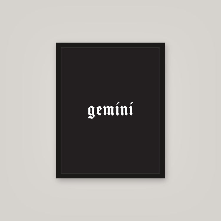 [auto-mockup] GEMINI POSTER IN MULTIPLE COLORS - 16x 20in.