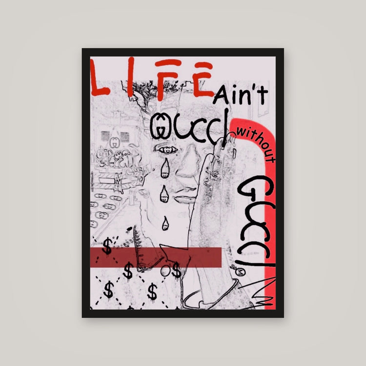 [auto-mockup] GG GANG POSTER IN ALL COLORS - 18 x 24in.