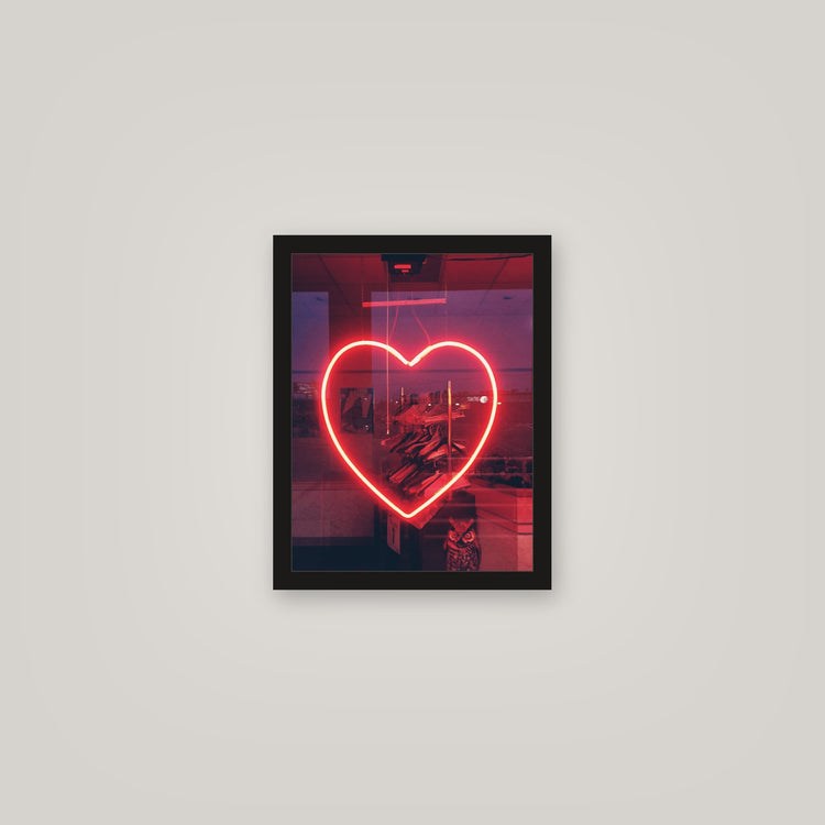 [auto-mockup] GLOWING HEART POSTER - 11 x 14in.