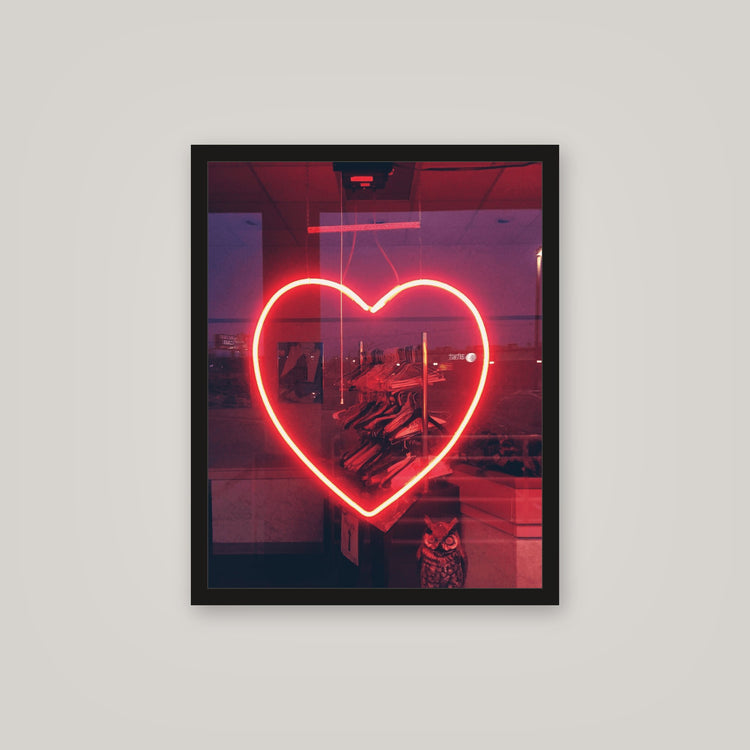 [auto-mockup] GLOWING HEART POSTER - 16 x 20in.