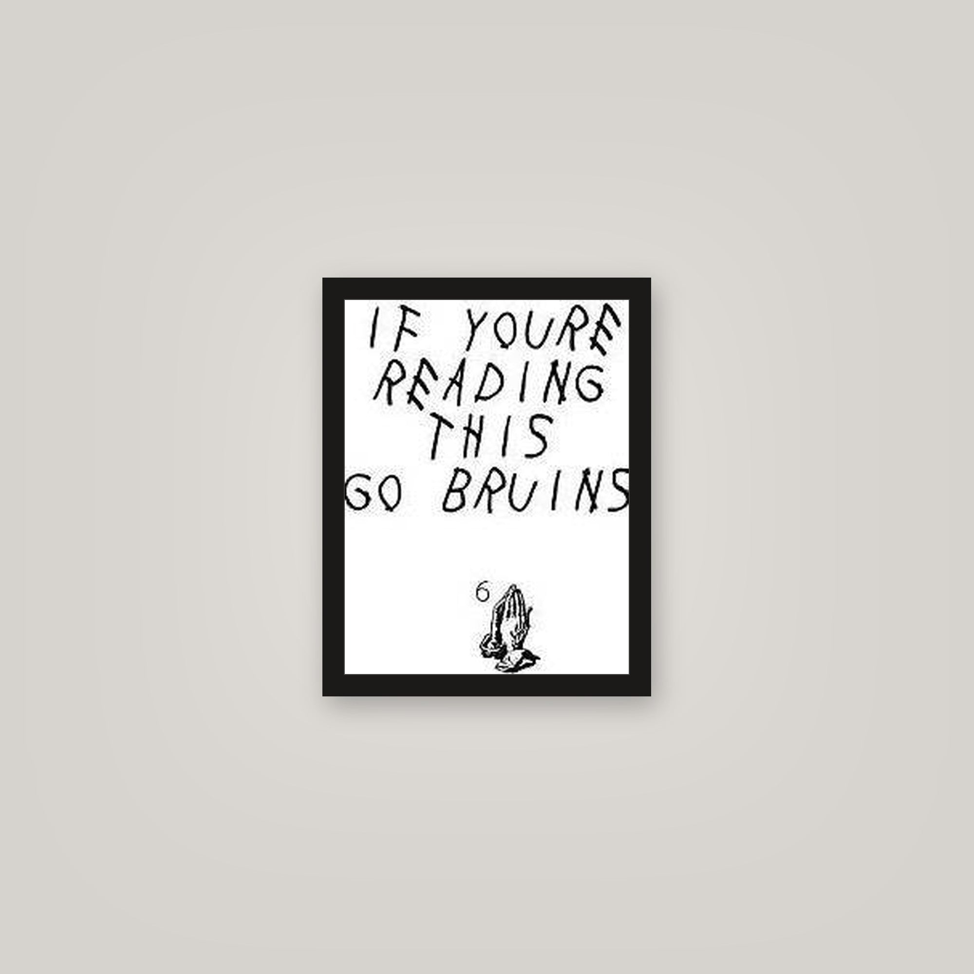 [auto-mockup] GO BRUINS POSTER - 11 x 14in.