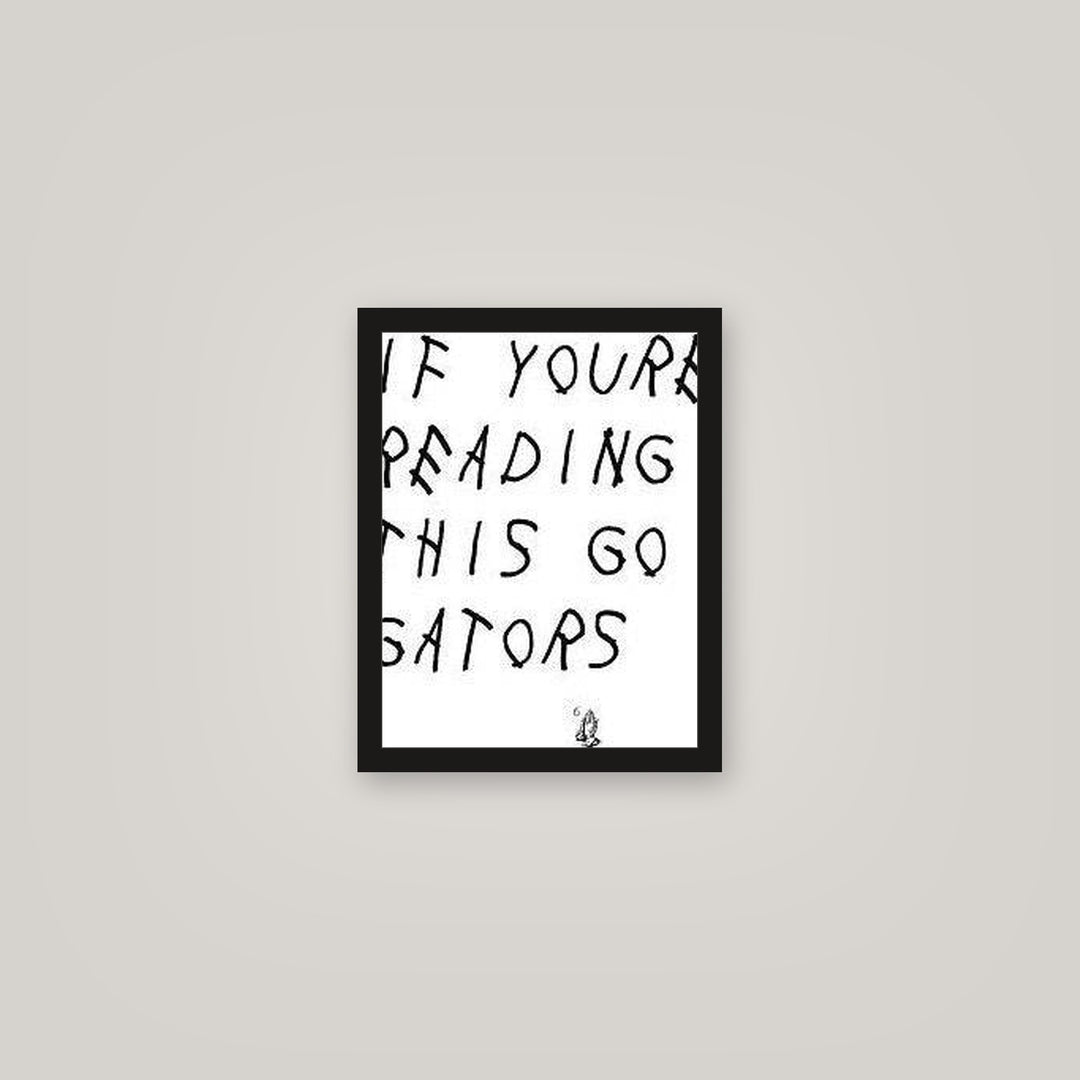 [auto-mockup] GO GATORS POSTER - 11 x 14in.