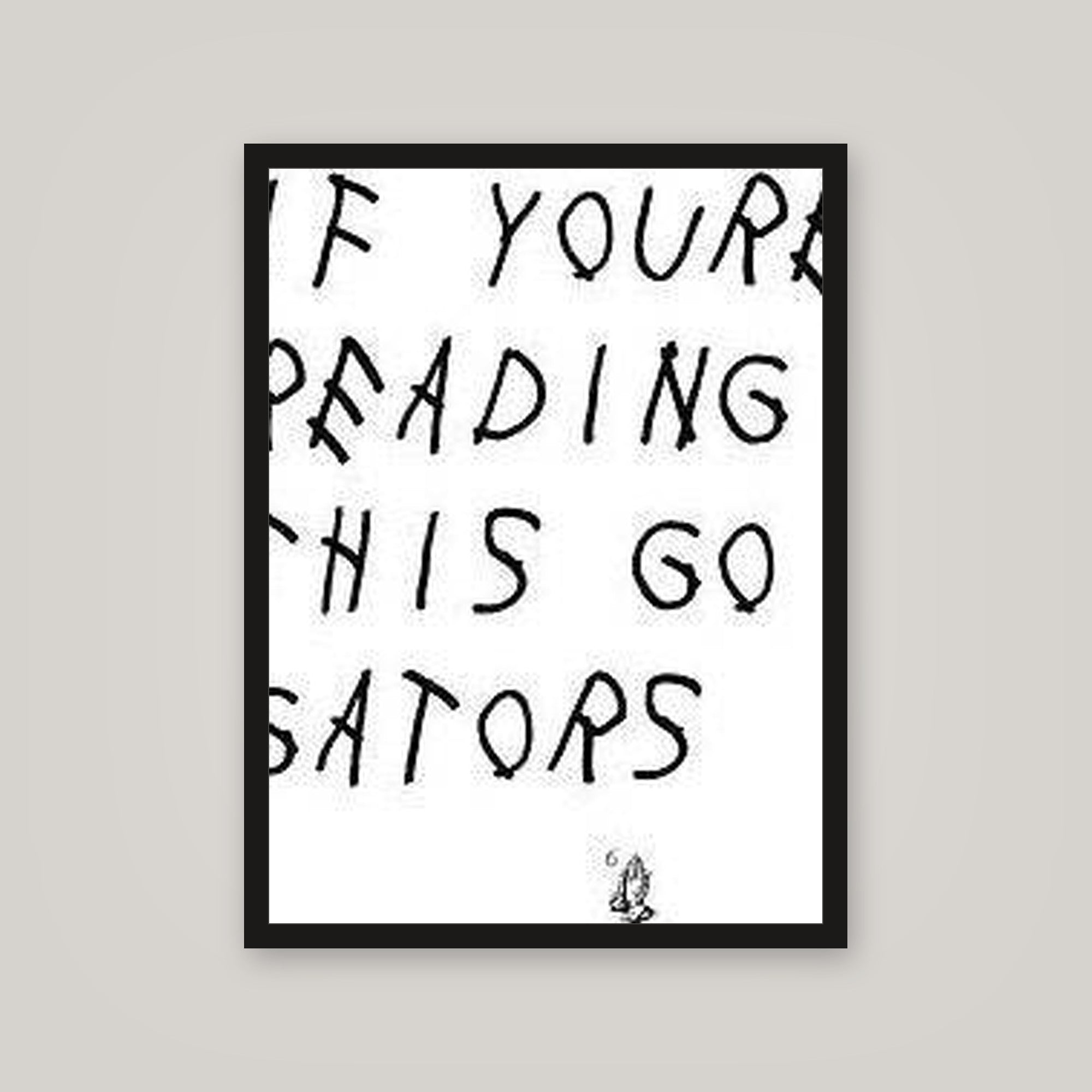 [auto-mockup] GO GATORS POSTER - 18 x 24in.