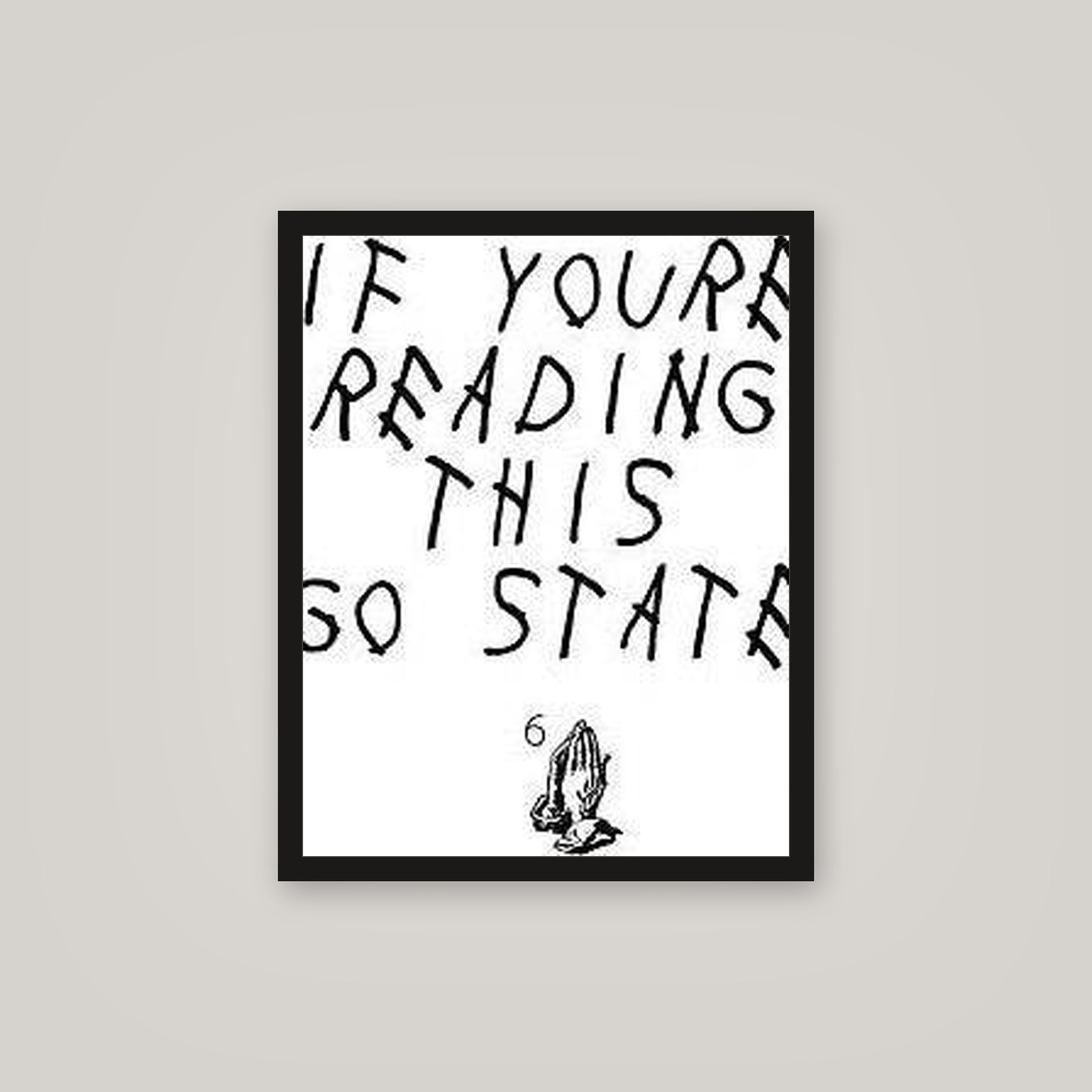 [auto-mockup] GO STATE POSTER - 16 x 20in.