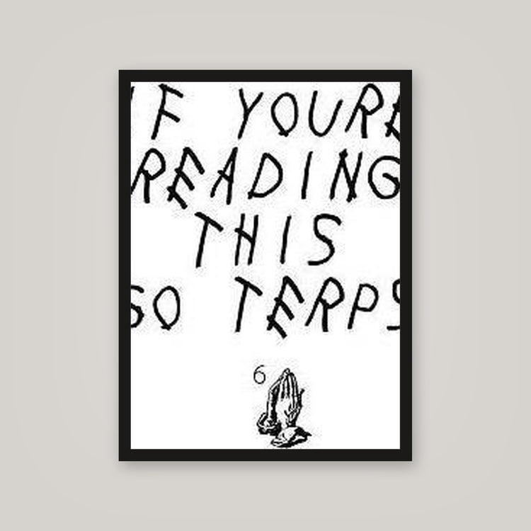 [auto-mockup] GO TERPS POSTER - 18 x 24in.