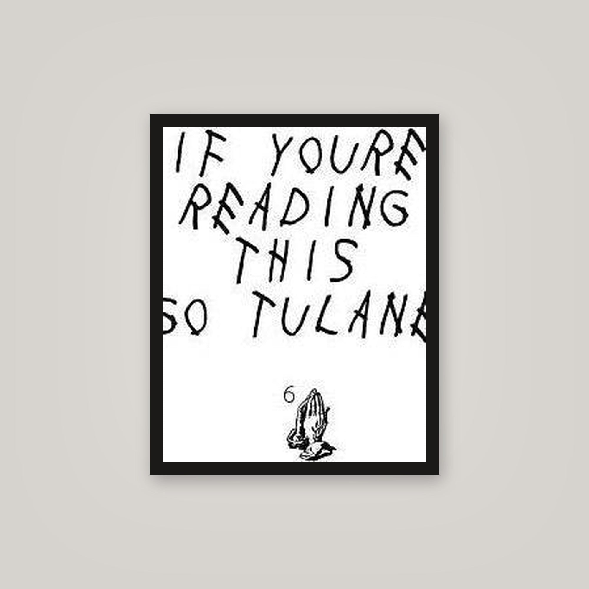 [auto-mockup] GO TULANE POSTER - 16 x 20in.