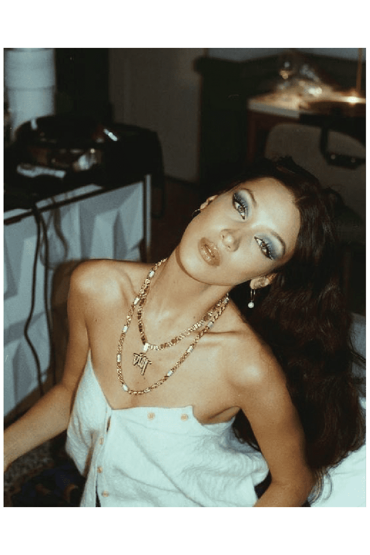 GOLD N GLAM HADID POSTER - PosterFi