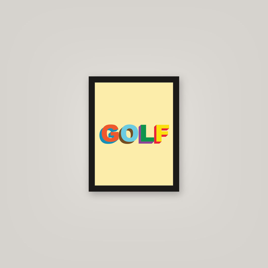 [auto-mockup] GOLF POSTER - 11 x 14in.