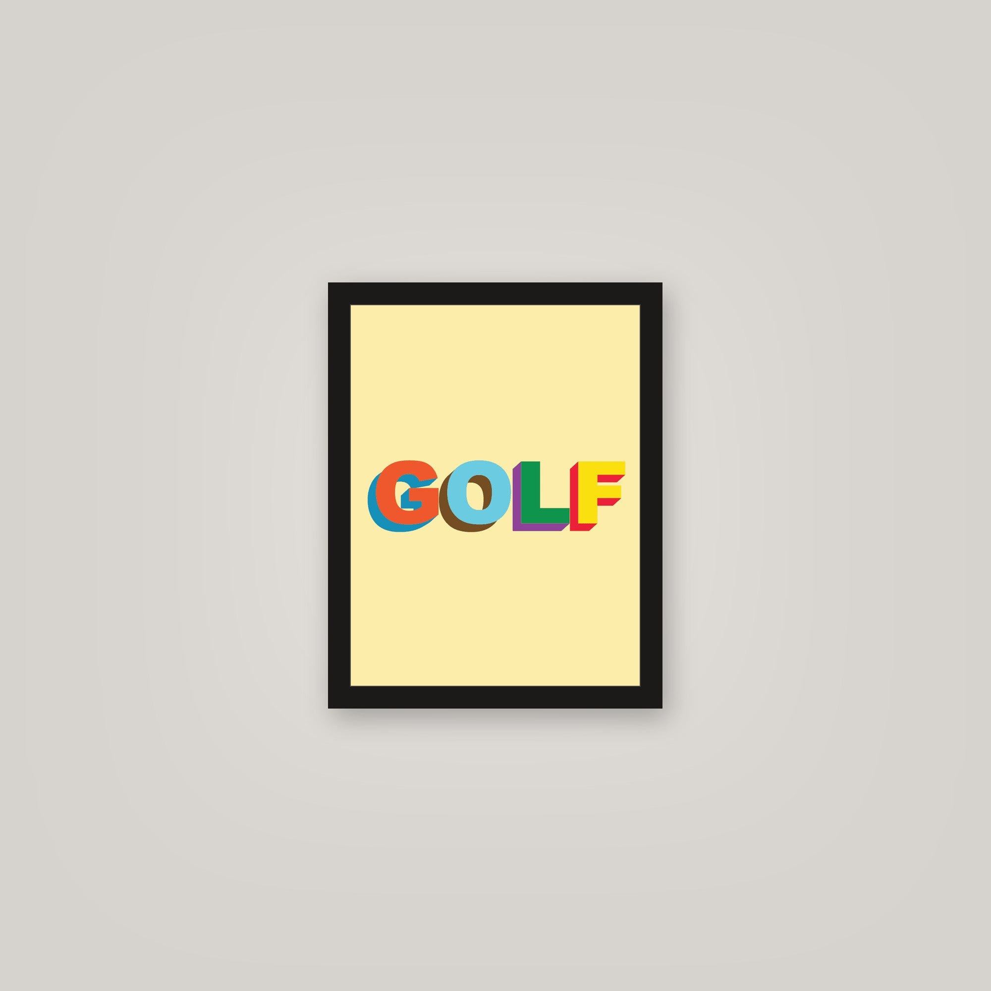 [auto-mockup] GOLF POSTER - 11 x 14in.