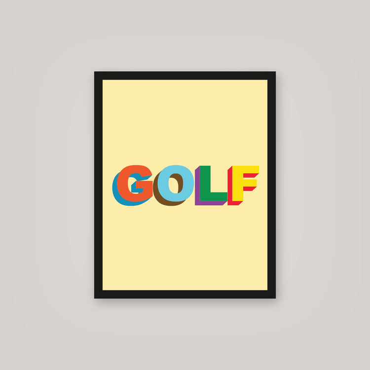 [auto-mockup] GOLF POSTER - 16 x 20in.