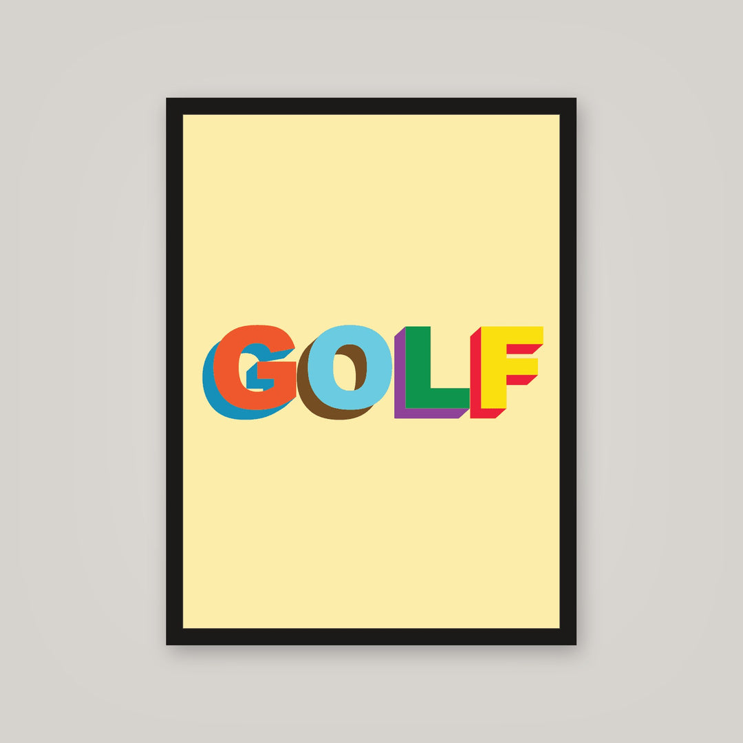 [auto-mockup] GOLF POSTER - 18 x 24in.