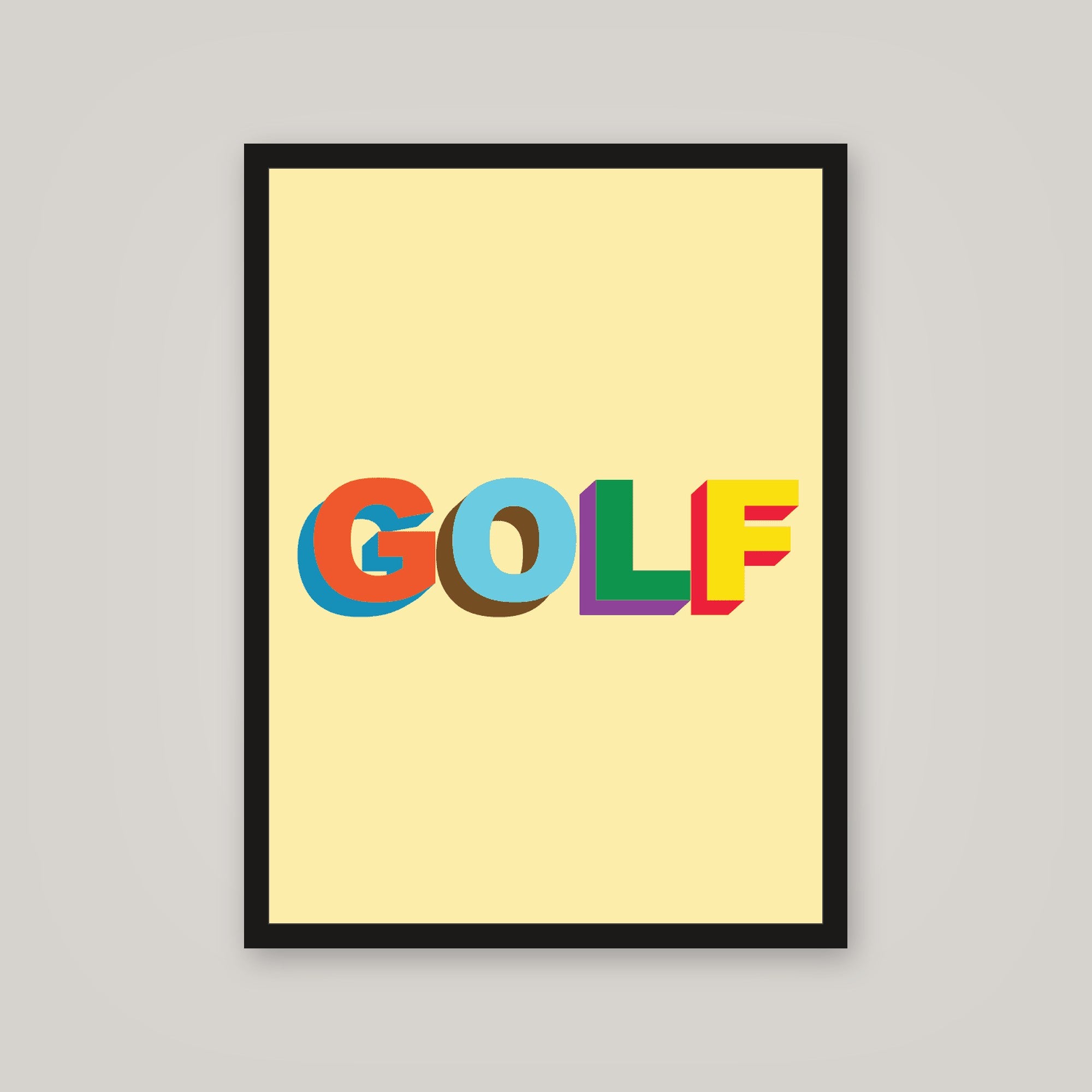 [auto-mockup] GOLF POSTER - 18 x 24in.