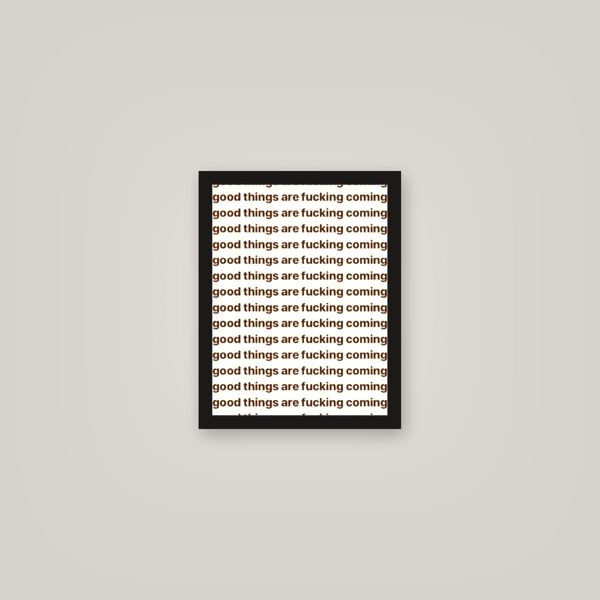 [auto-mockup] GOOD THINGS POSTER - 11 x 14in.