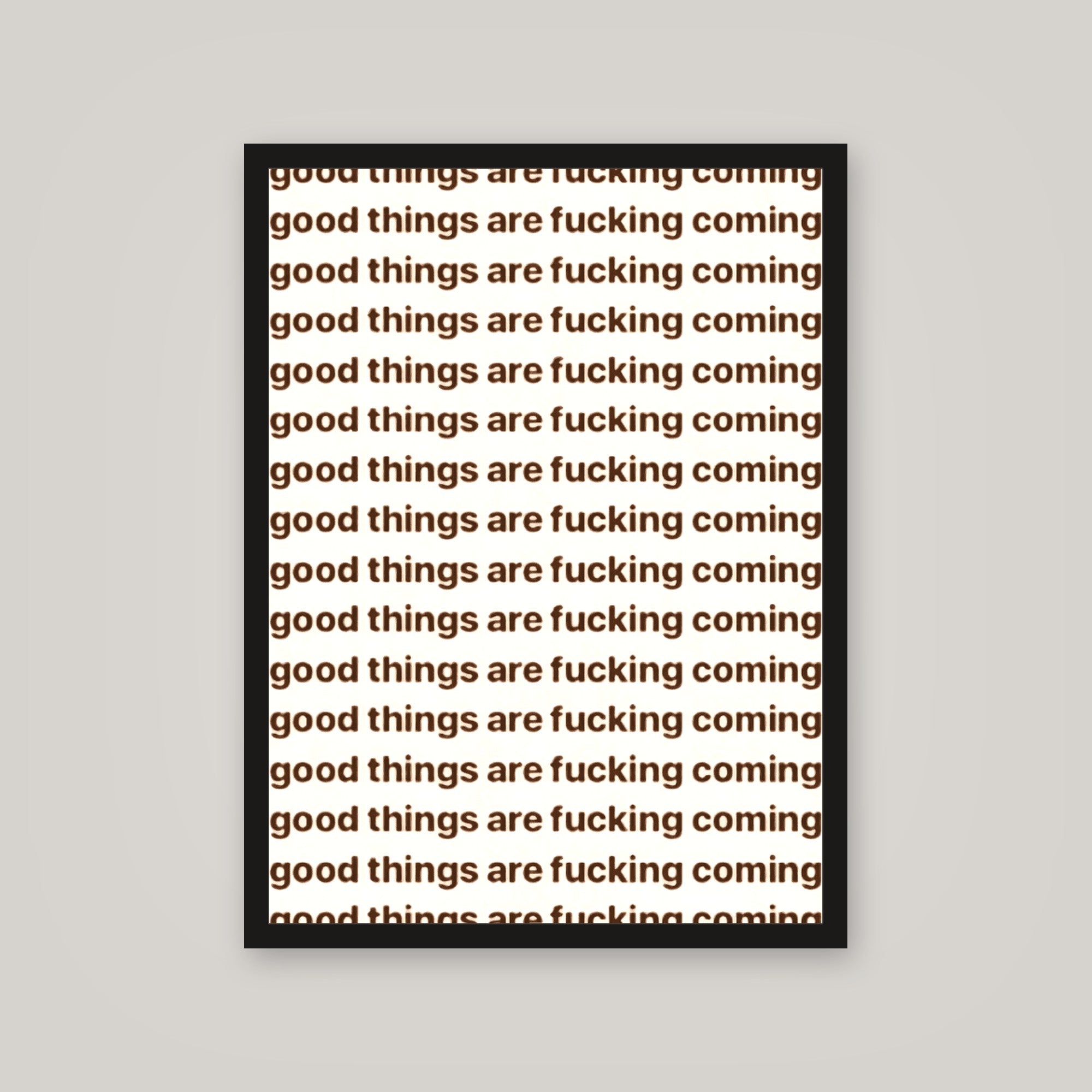 [auto-mockup] GOOD THINGS POSTER - 18 x 24in.