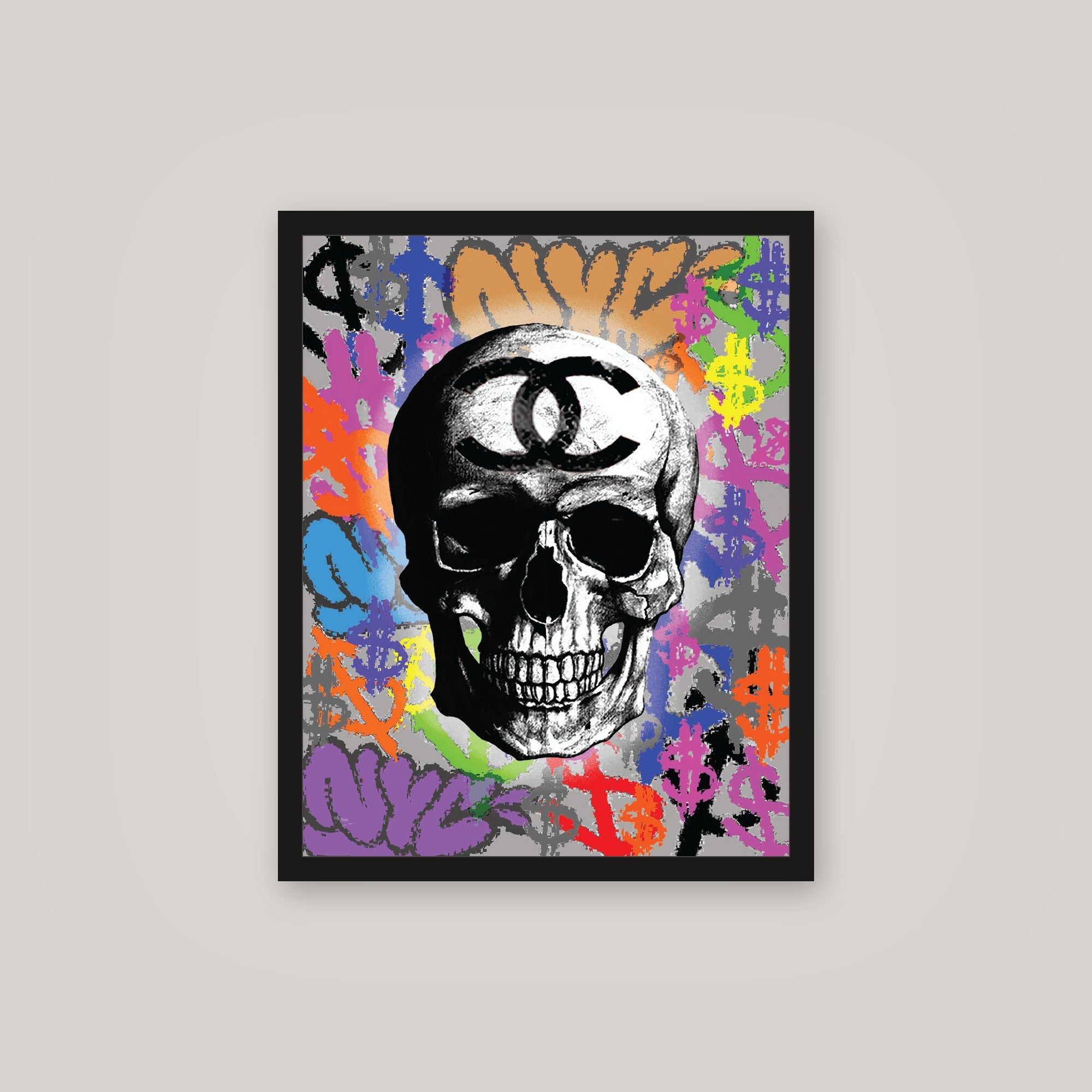 [auto-mockup] GRAFFITI SKULL POSTER - 16 x 20in.