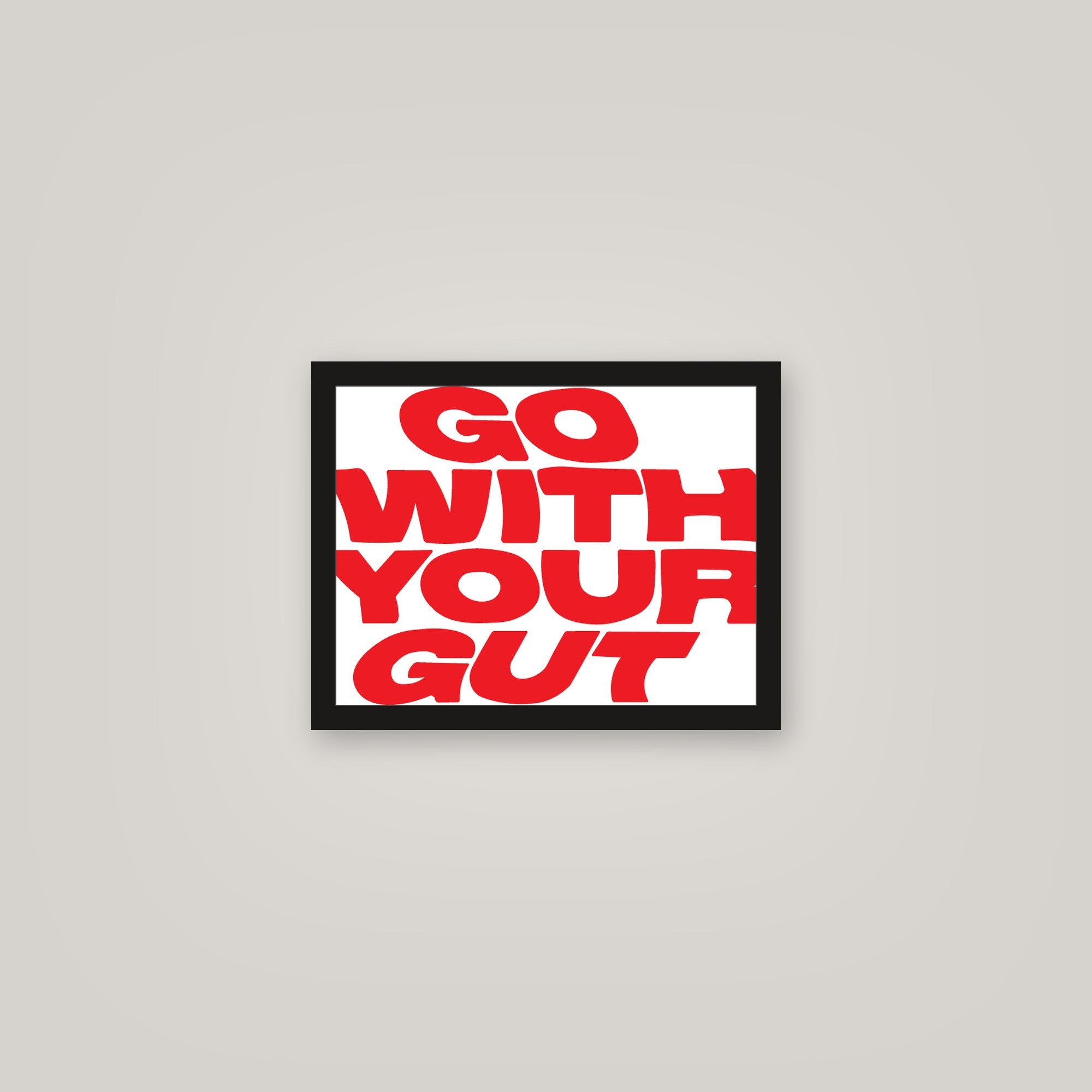 [auto-mockup] GUT POSTER IN MULTIPLE COLORS - 11 x 14in.
