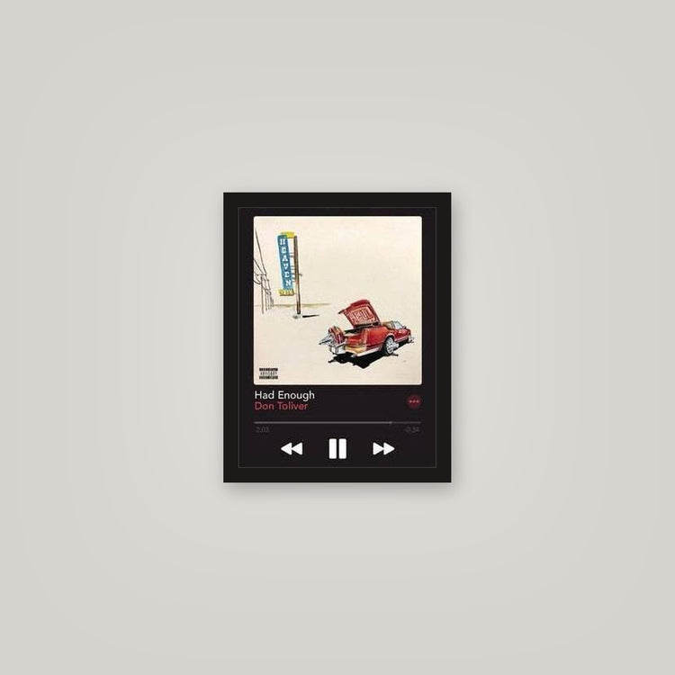 [auto-mockup] HAD ENOUGH MUSIC POSTER - 11 x 14in.
