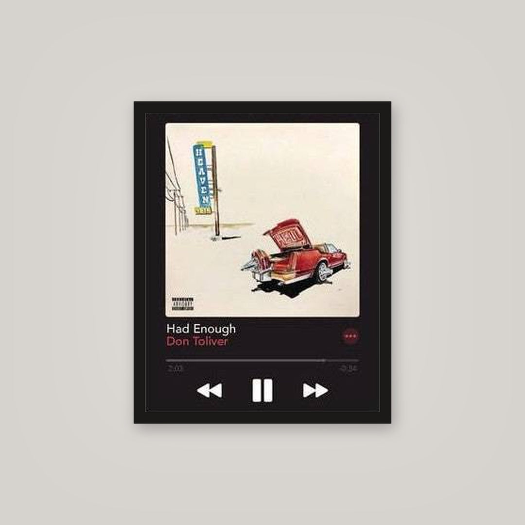 [auto-mockup] HAD ENOUGH MUSIC POSTER - 16 x 20in.