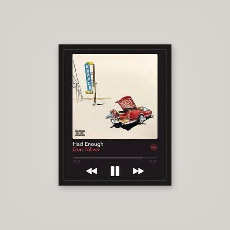 [auto-mockup] HAD ENOUGH MUSIC POSTER - 16 x 20in.