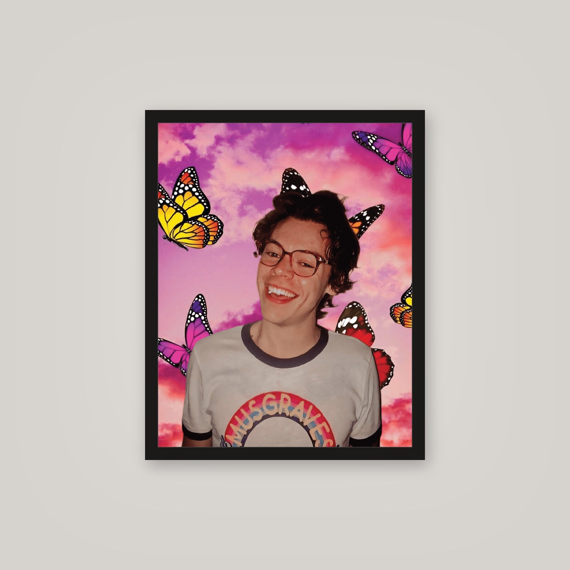 [auto-mockup] HARRY STYLES BUTTERFLY POSTER - 16 x 20in.