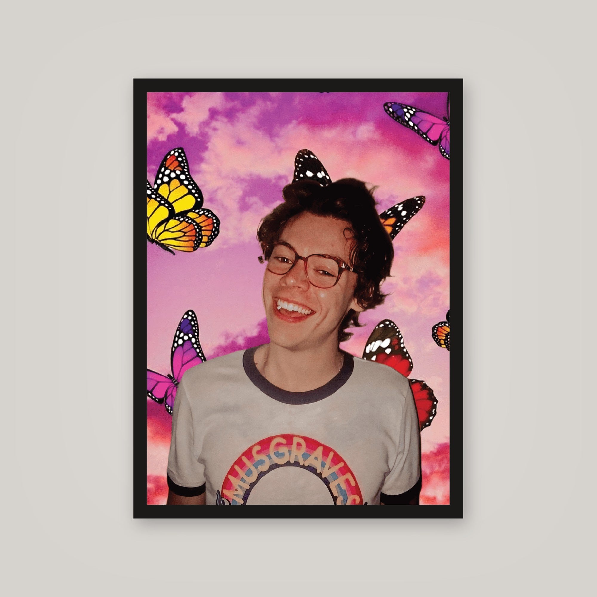 [auto-mockup] HARRY STYLES BUTTERFLY POSTER - 18 x 24in.