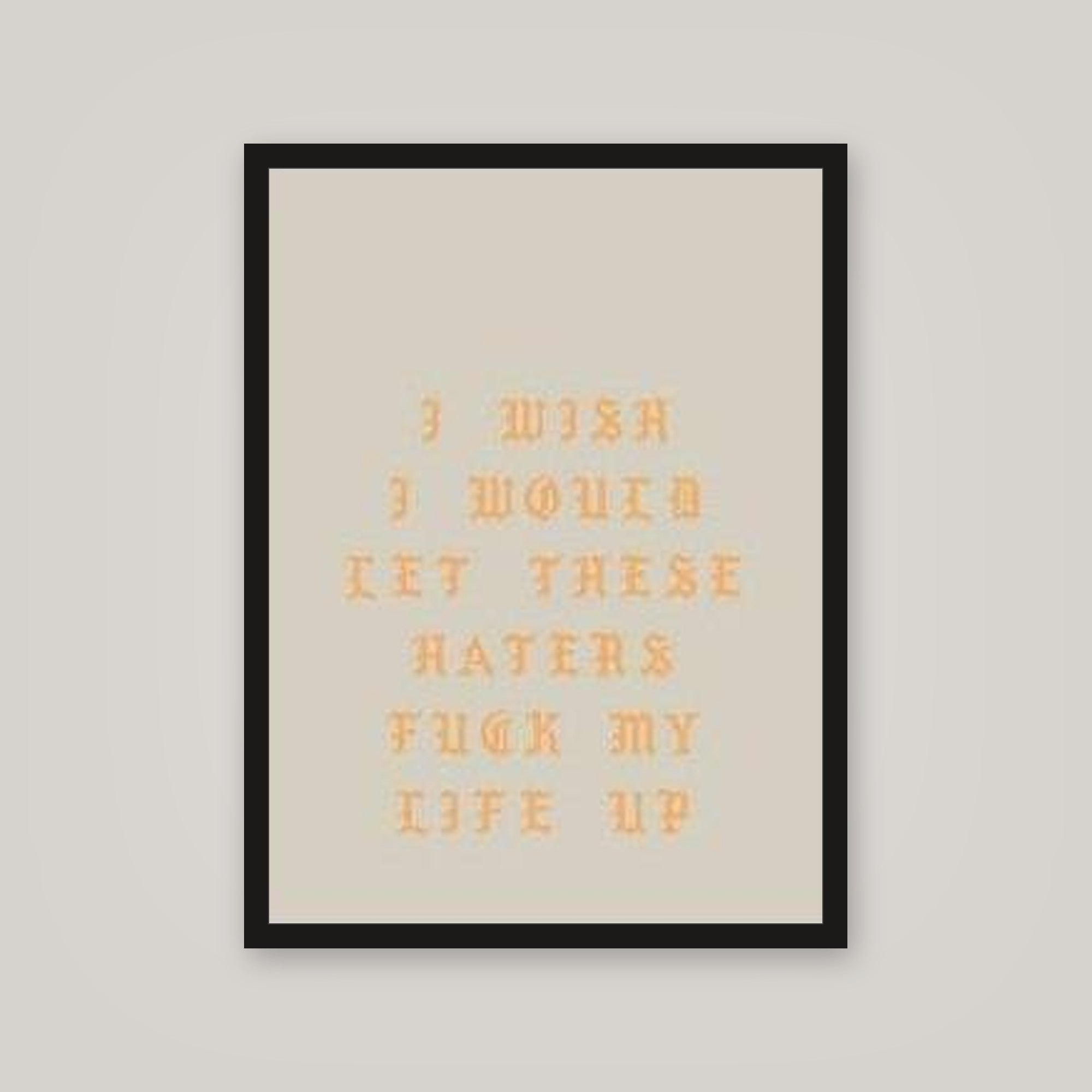 [auto-mockup] HATERS MOTIVATE ME POSTER - 18 x 24in.