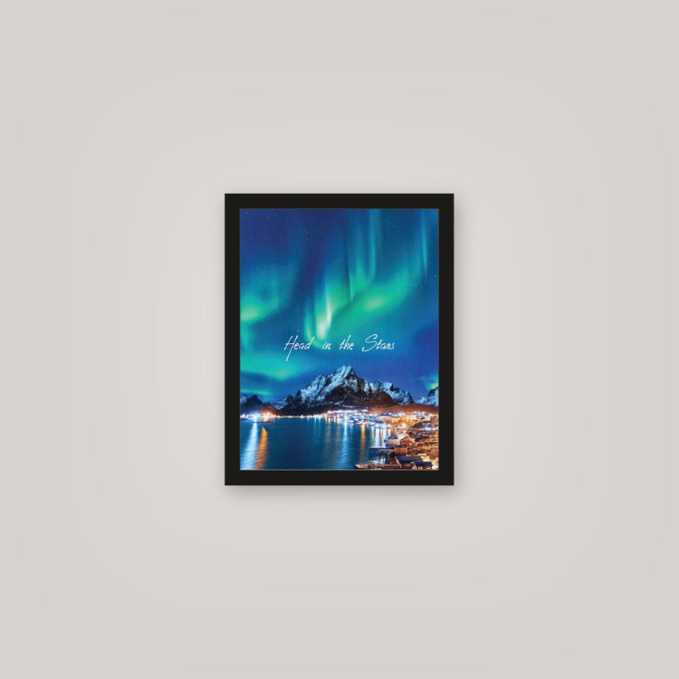 [auto-mockup] HEAD IN THE STARS POSTER - 11 x 14in.