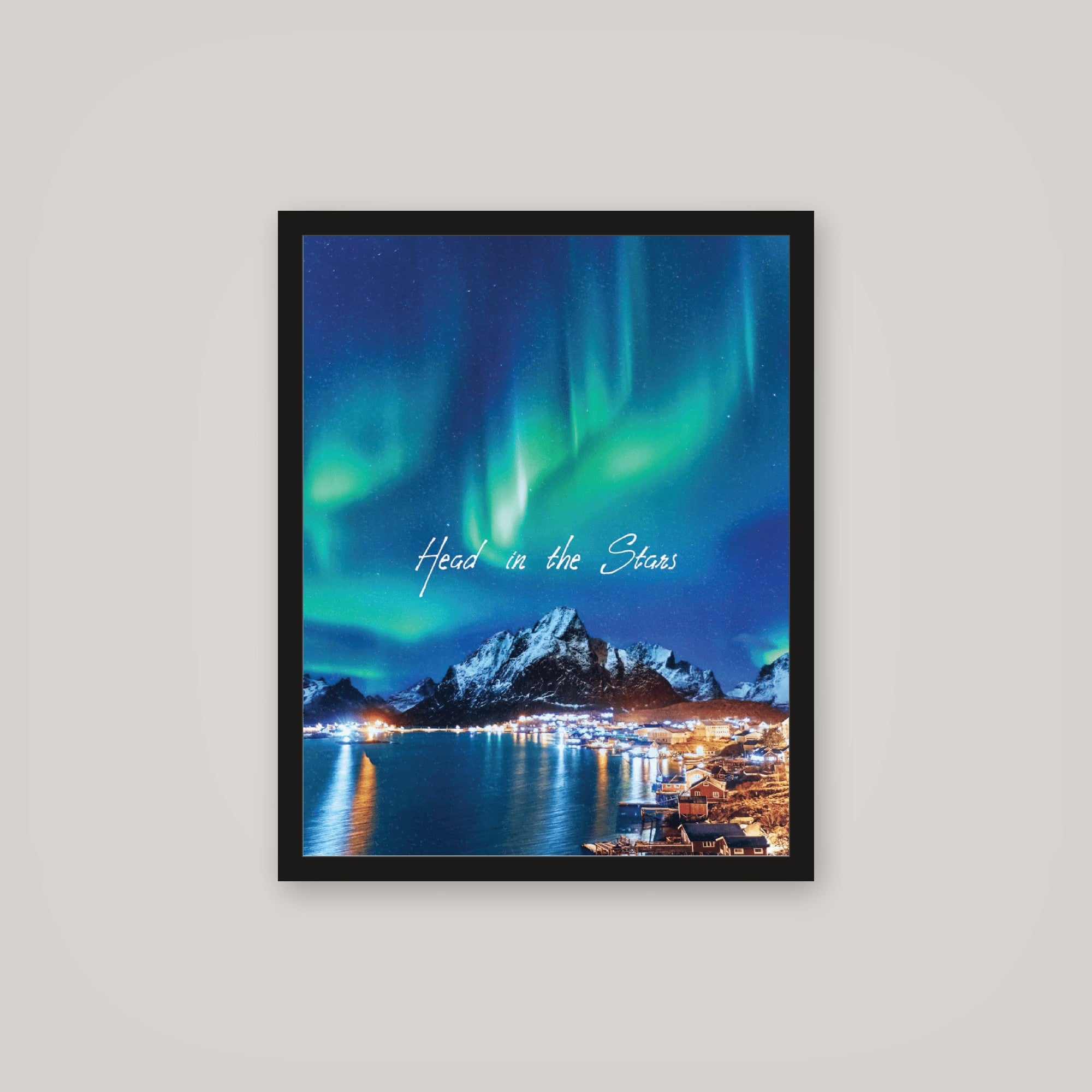 [auto-mockup] HEAD IN THE STARS POSTER - 16 x 20in.