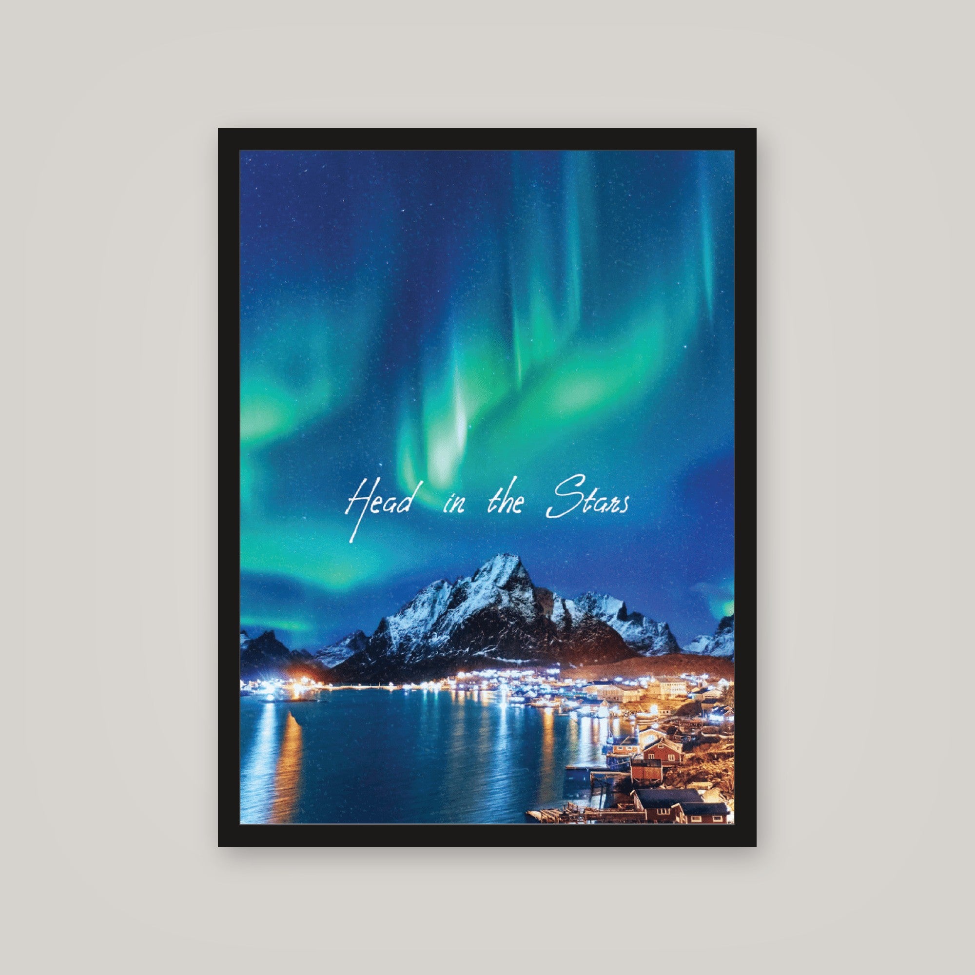 [auto-mockup] HEAD IN THE STARS POSTER - 18 x 24in.