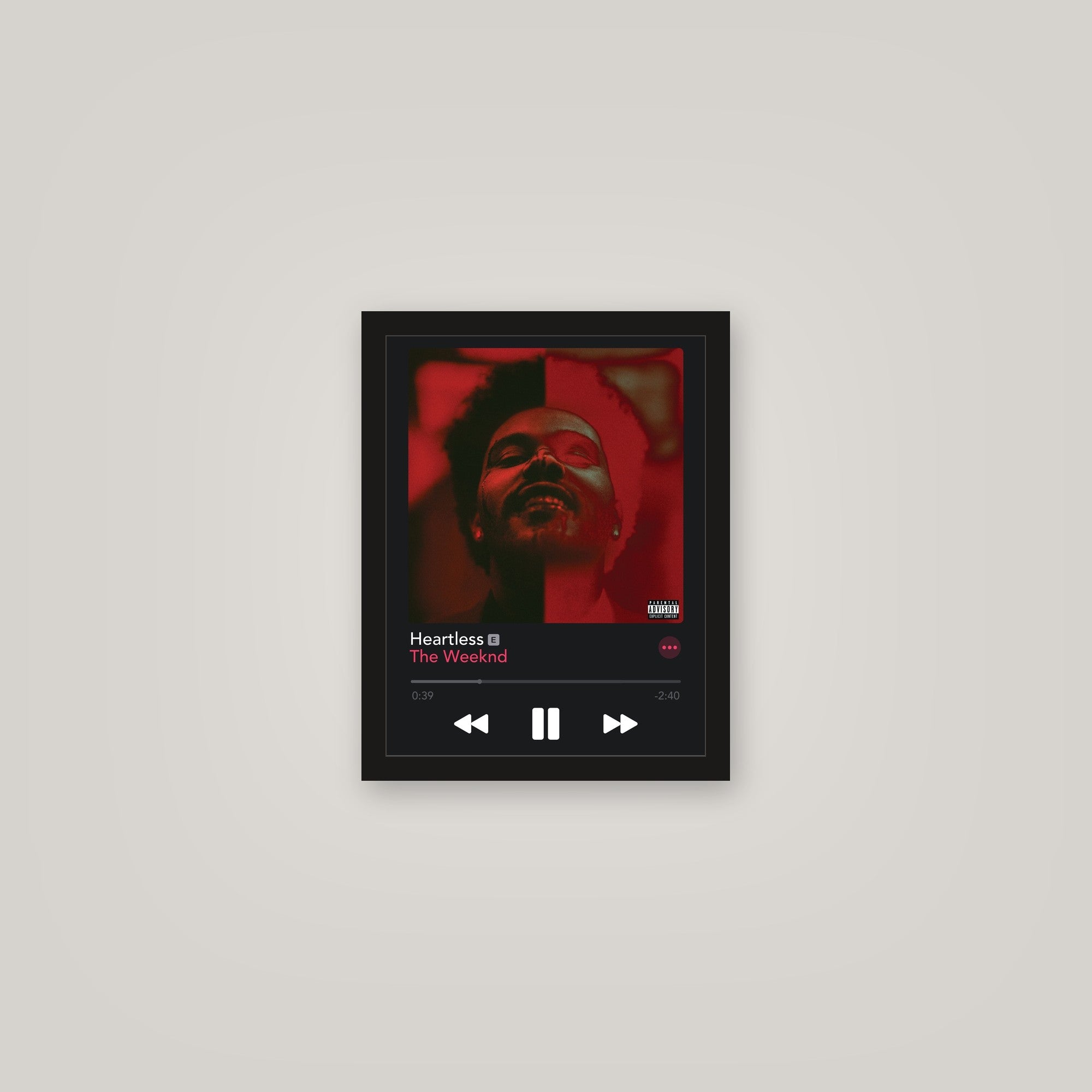 [auto-mockup] HEARTLESS MUSIC POSTER - 11 x 14in.