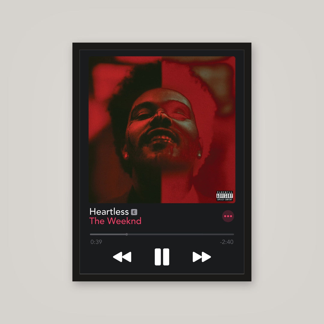[auto-mockup] HEARTLESS MUSIC POSTER - 18 x 24in.