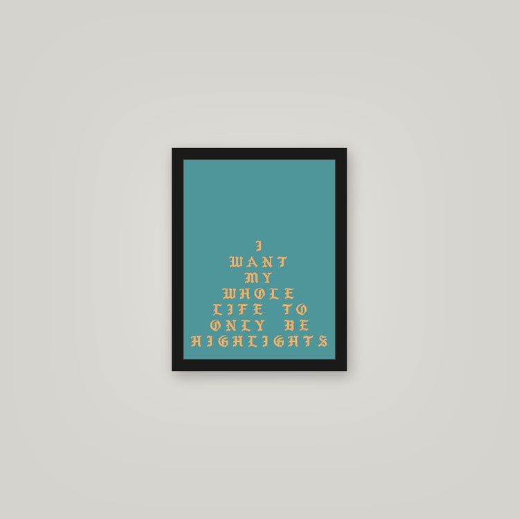 [auto-mockup] HIGHLIGHTS POSTER - 11 x 14in.