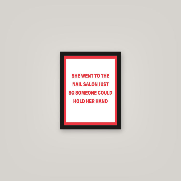 [auto-mockup] HOLD MY HAND POSTER - 11 x 14 in.