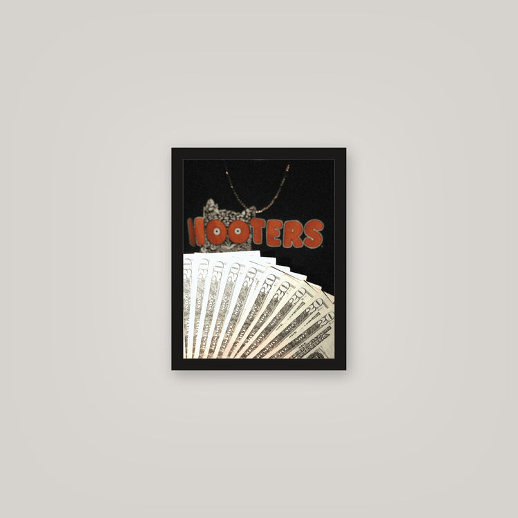 [auto-mockup] HOOTERS MONEY POSTER - 11 x 14in.